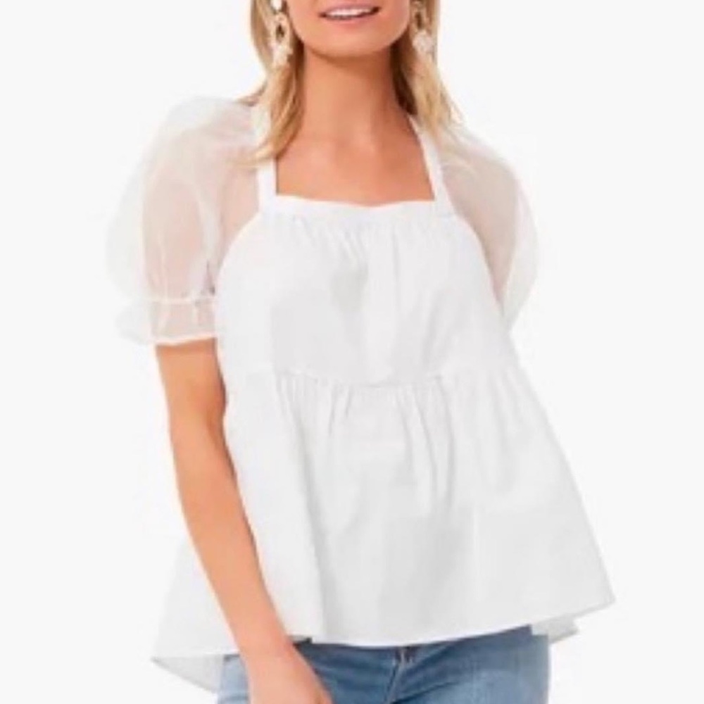 Pomander Place. White Tinsley Top